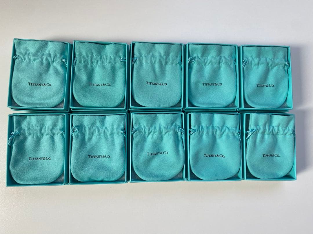 正規品Tiffany 巾着 空箱10個セット美品