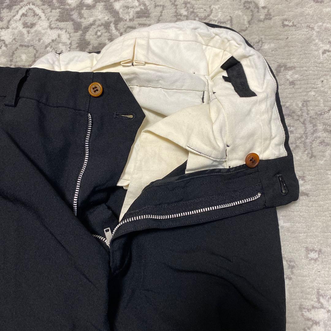 comme des garcons homme deux ポリ縮絨　タックパンツ