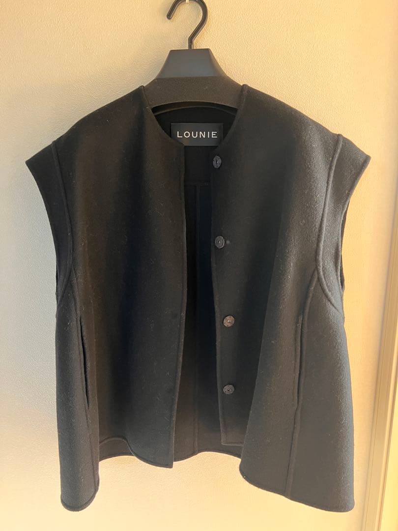 LOUNIE super 100’s リバーショートジレセットアップ