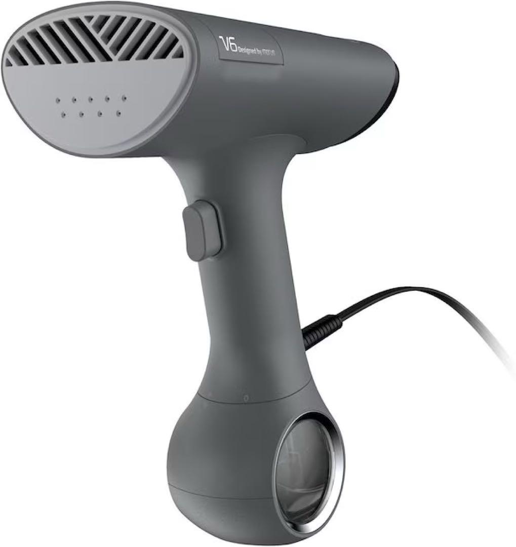 【美品】Morus V6 真空吸着式衣類スチーマー グレー