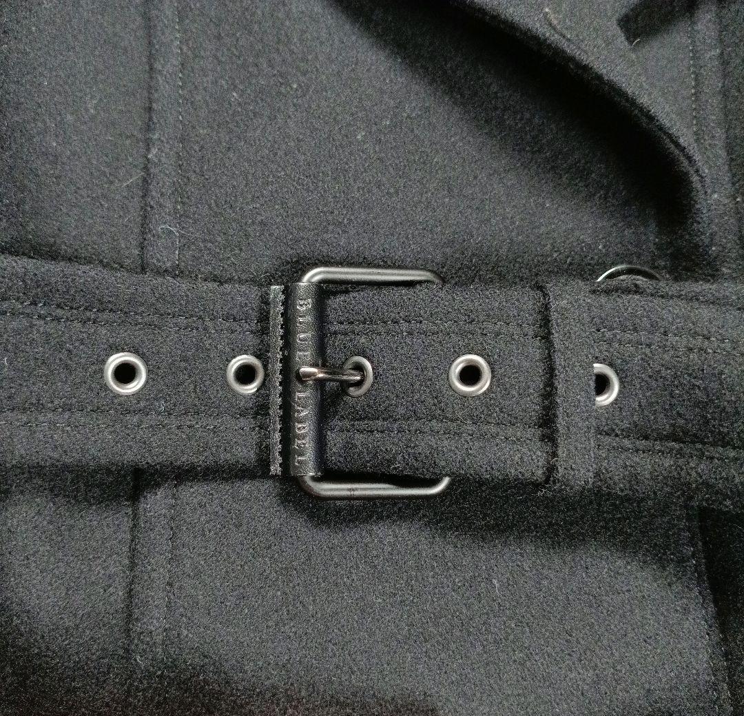 ブルーレーベルクレストブリッジ　ダブル ウールトレンチ ラビットファー　2way