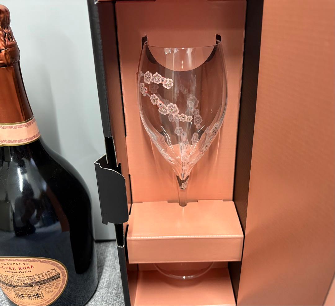 サントリー ローラン ペリエ ロゼ シャンパン 専用グラス付き 未開栓