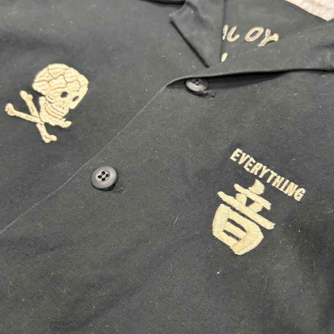 ルードギャラリー ミリタリーシャツ 刺繍ジャケット 音ジャン サイズ4 メンズ