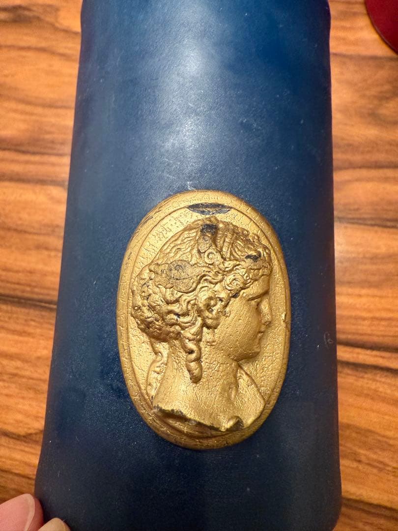 【新品未使用】シールトゥルードン　カメオキャンドル3本セット