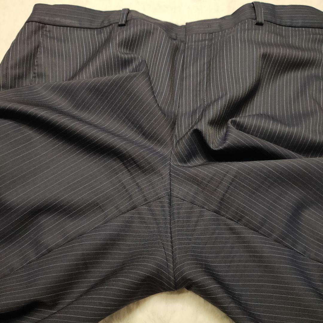 ポールスミス ロンドン スーツ ネイビー ストライプセットアップ 180 大きい