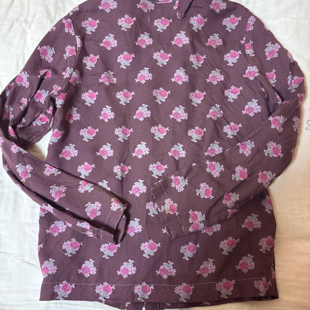 トリココムデギャルソン　花柄　フリルブラウス