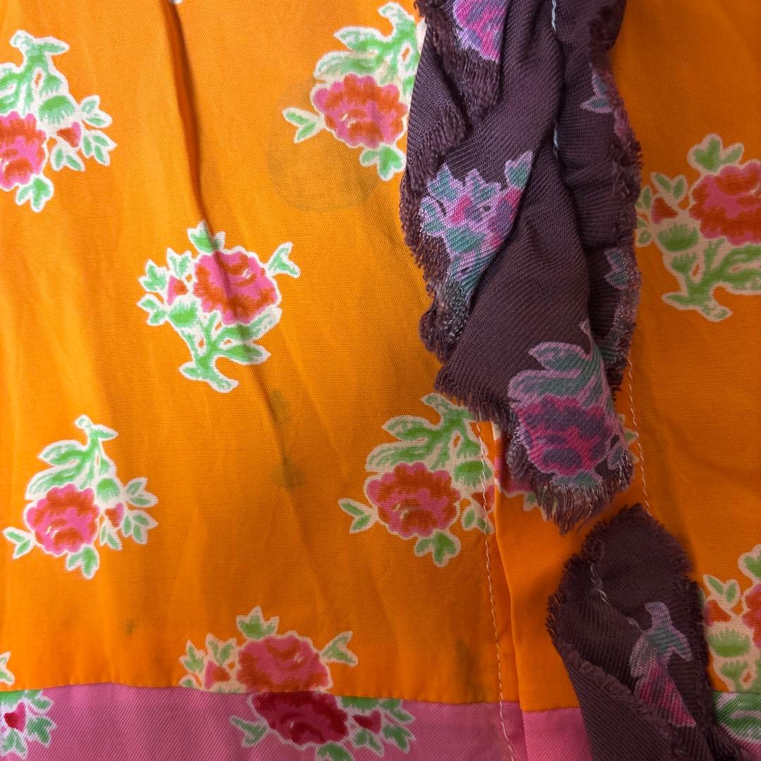 トリココムデギャルソン　花柄　フリルブラウス