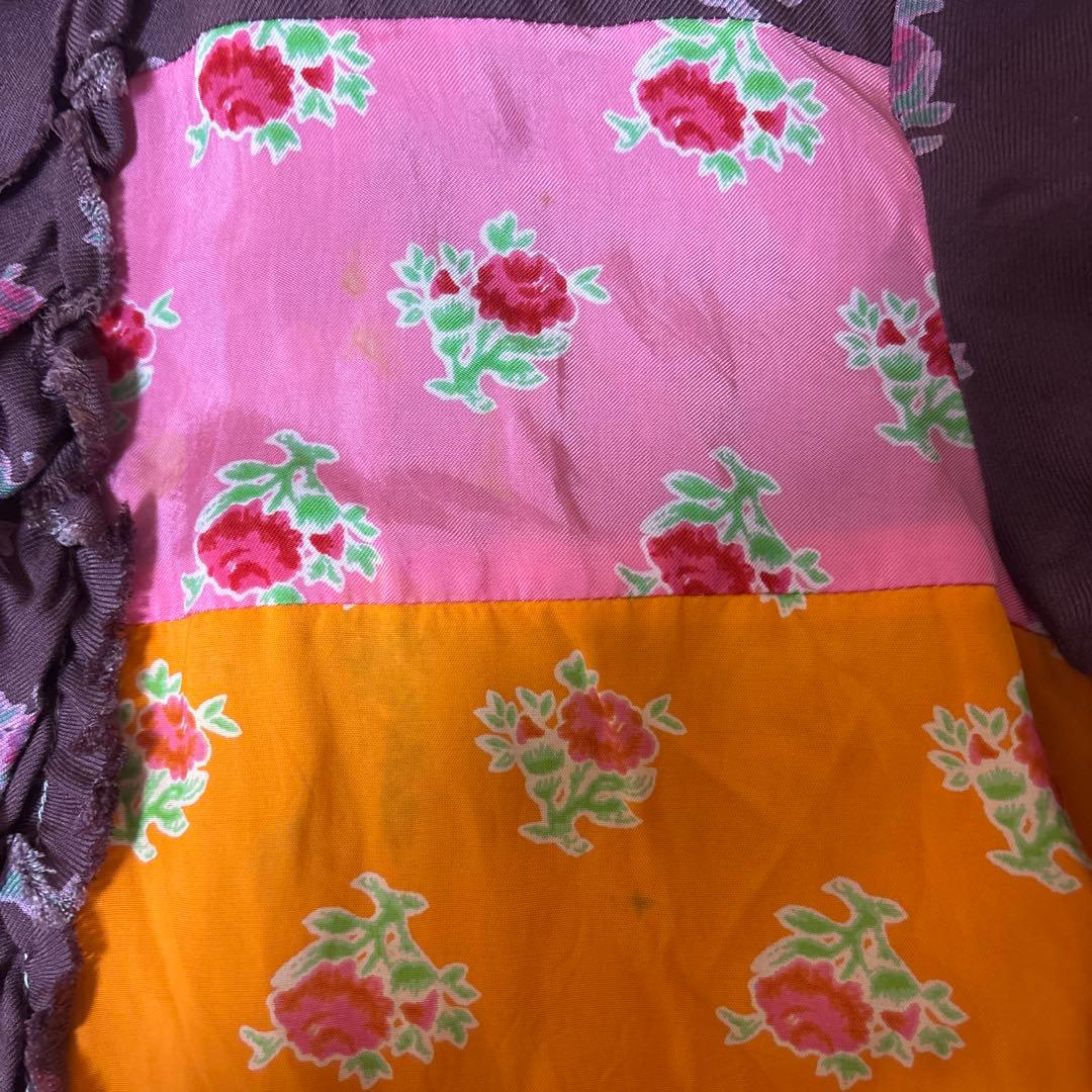 トリココムデギャルソン　花柄　フリルブラウス