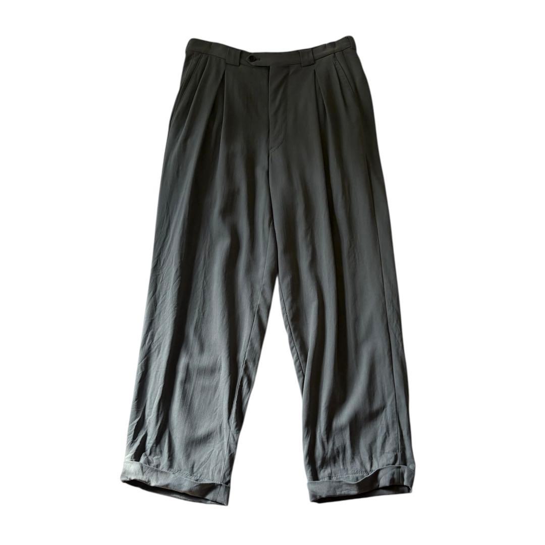パンツ 90s giorgio armani 2tuck slacks