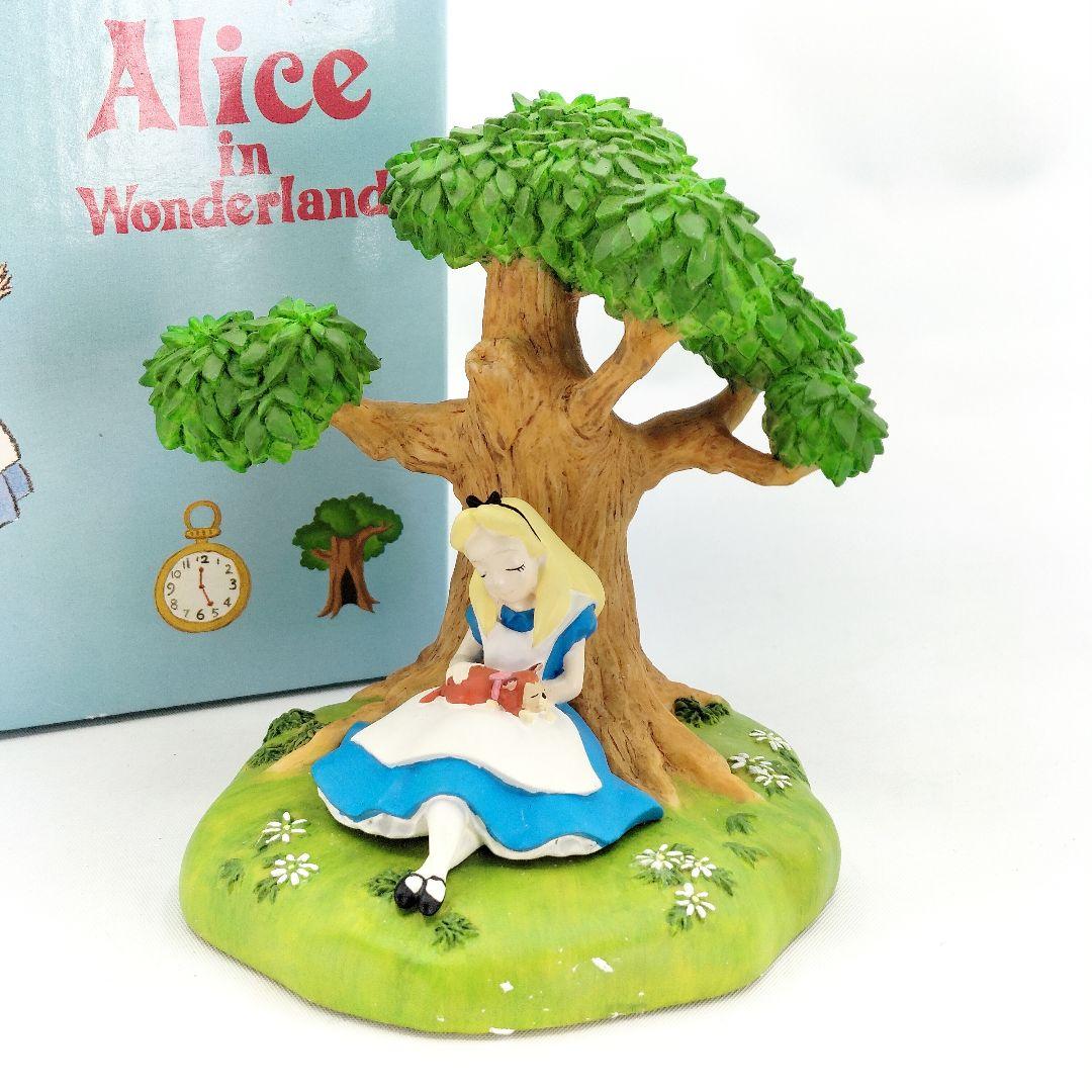 ディズニー 不思議の国のアリス 置物 フィギュア ポリレジン製