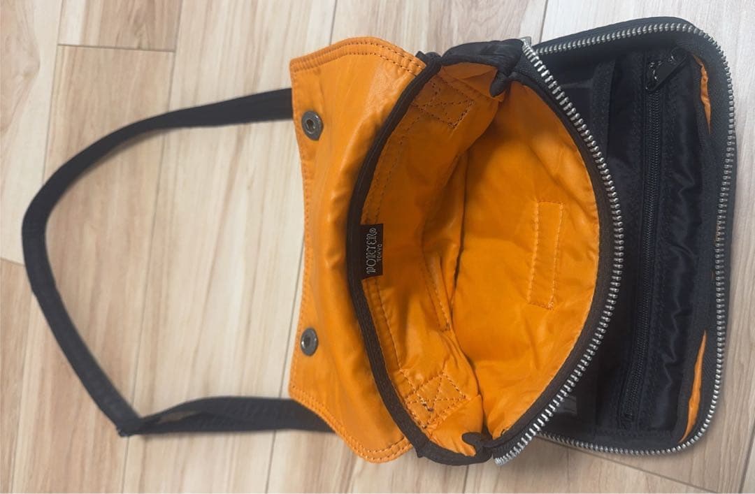 PORTER ショルダーバッグ ブラック オレンジ