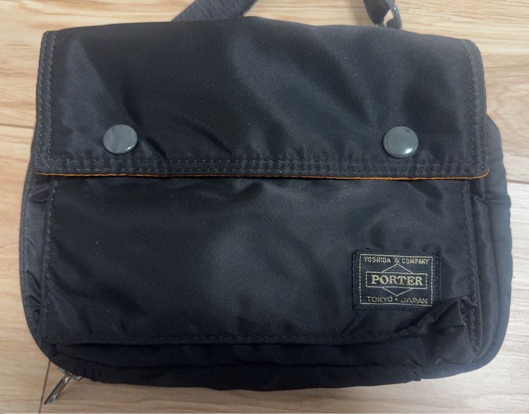 PORTER ショルダーバッグ ブラック オレンジ