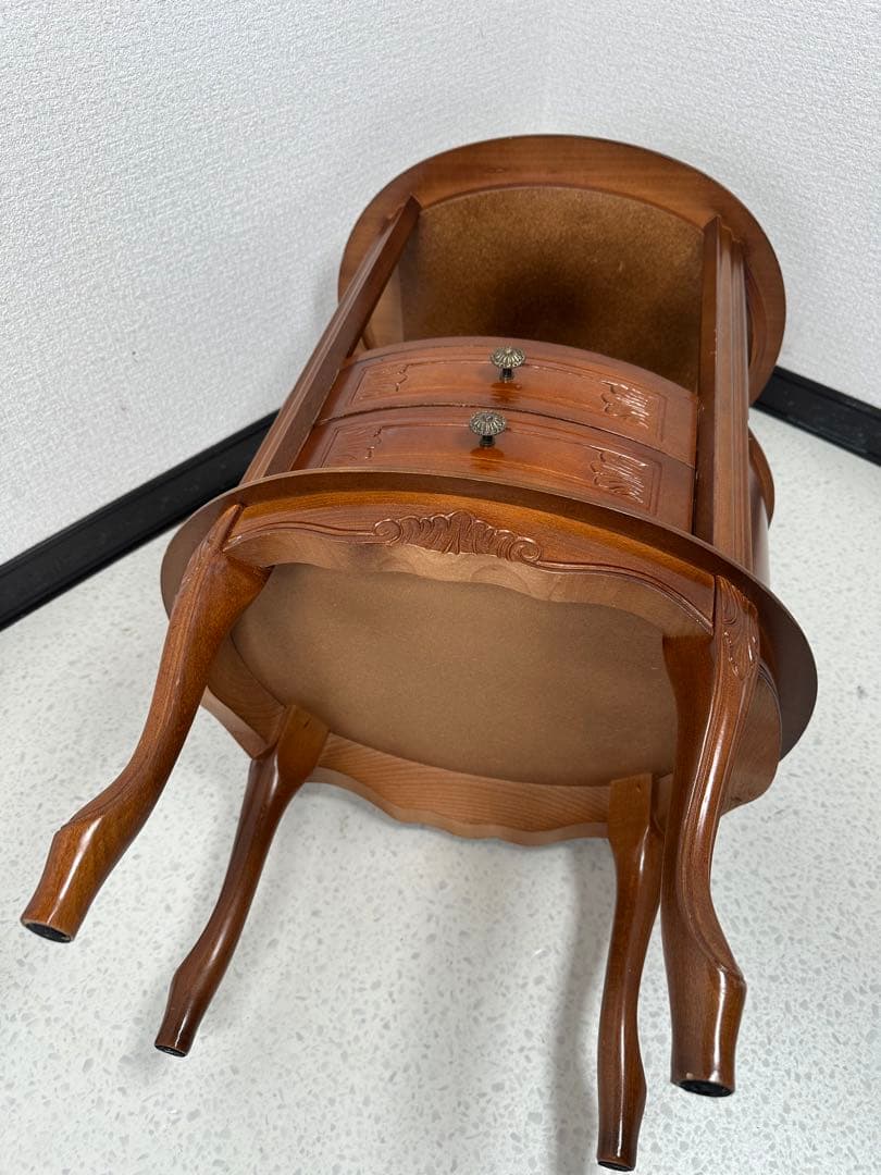 イタリア製 アルティジャーナ 猫脚 キャビネット 電話台 ※i4※