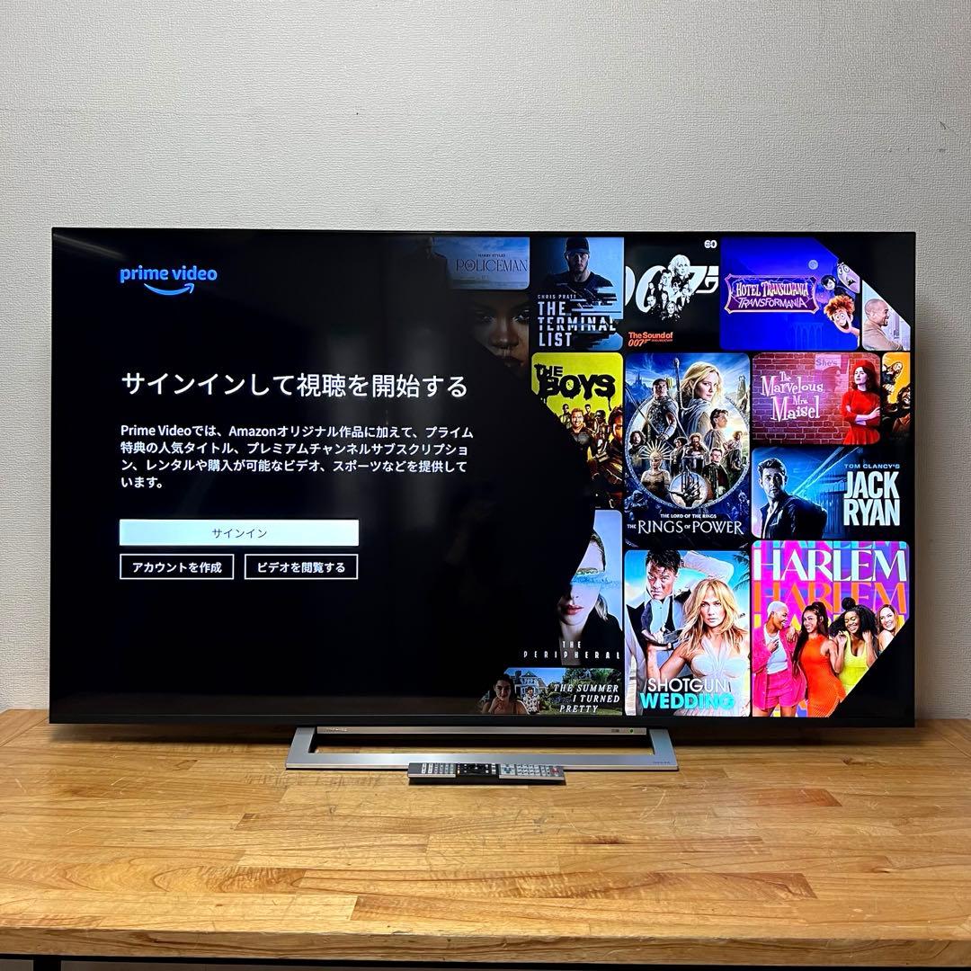 東芝 65V型 4Kチューナー内蔵 液晶テレビ レグザ 65M540X W録画○