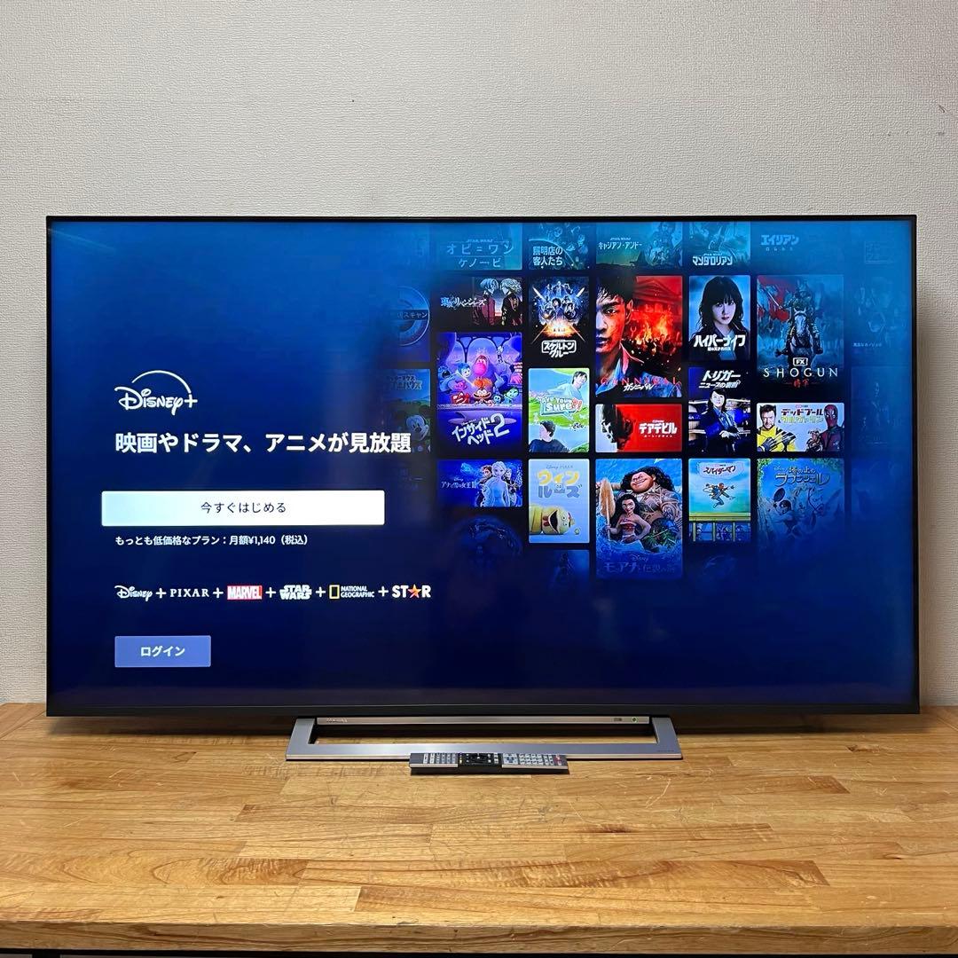 東芝 65V型 4Kチューナー内蔵 液晶テレビ レグザ 65M540X W録画○