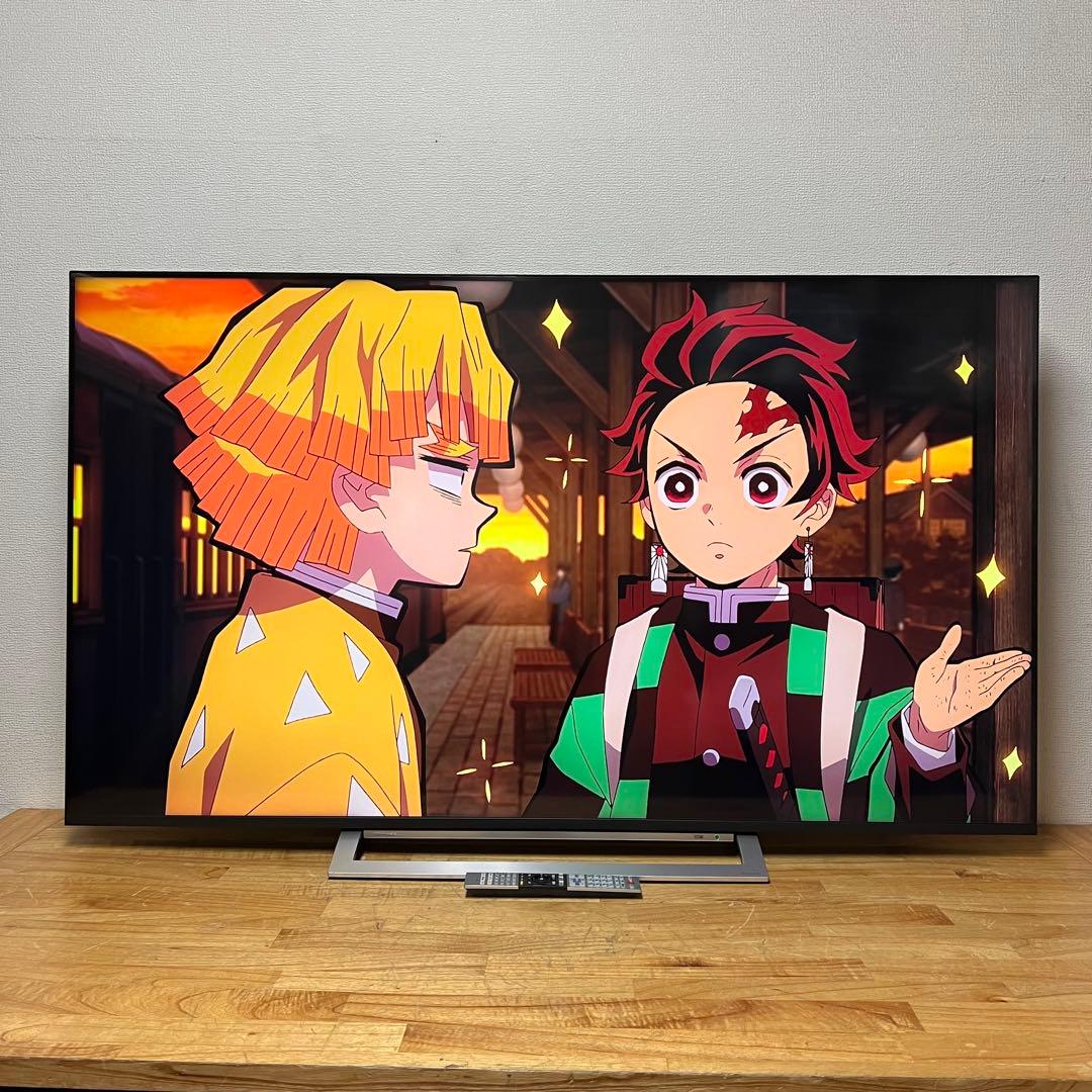 東芝 65V型 4Kチューナー内蔵 液晶テレビ レグザ 65M540X W録画○