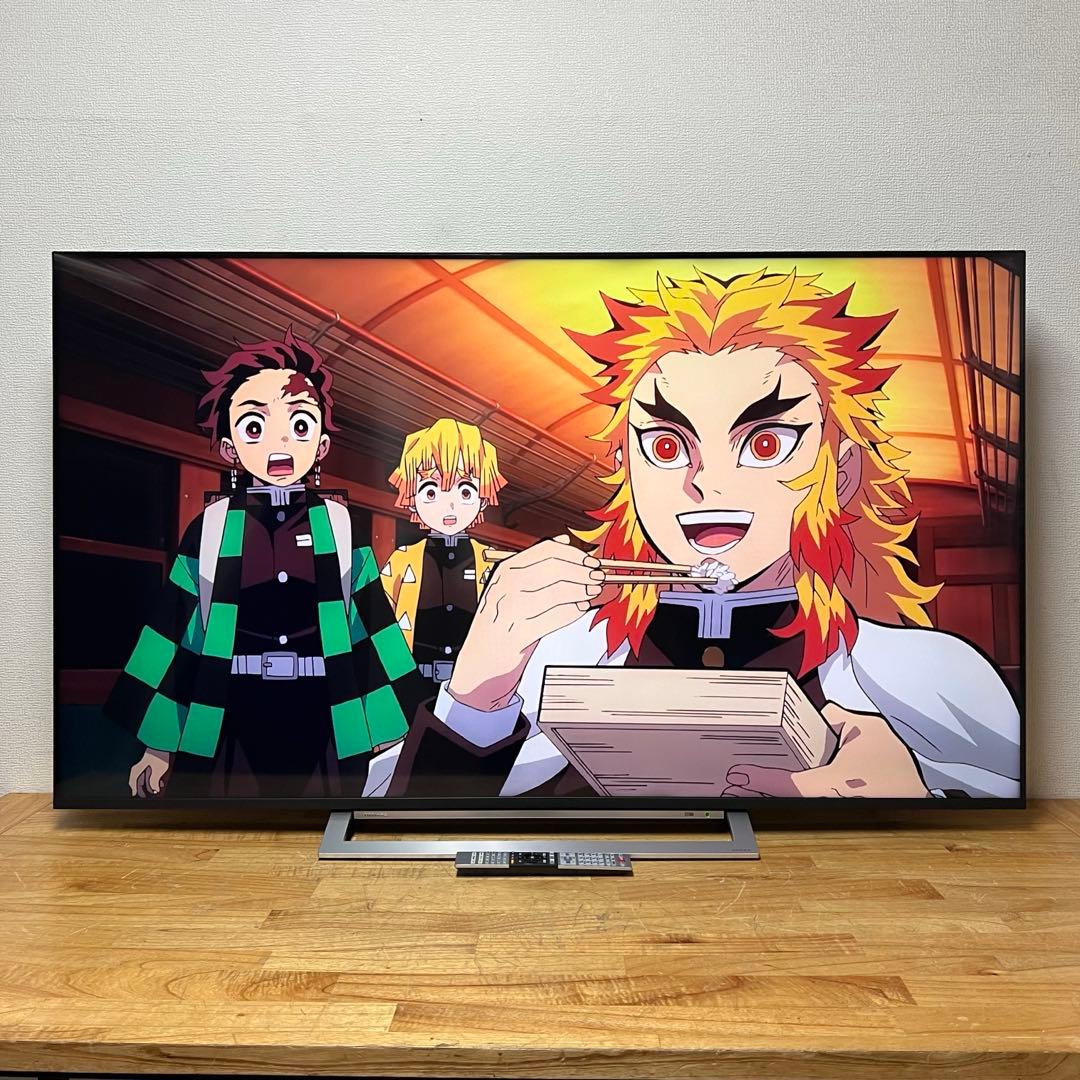 東芝 65V型 4Kチューナー内蔵 液晶テレビ レグザ 65M540X W録画○