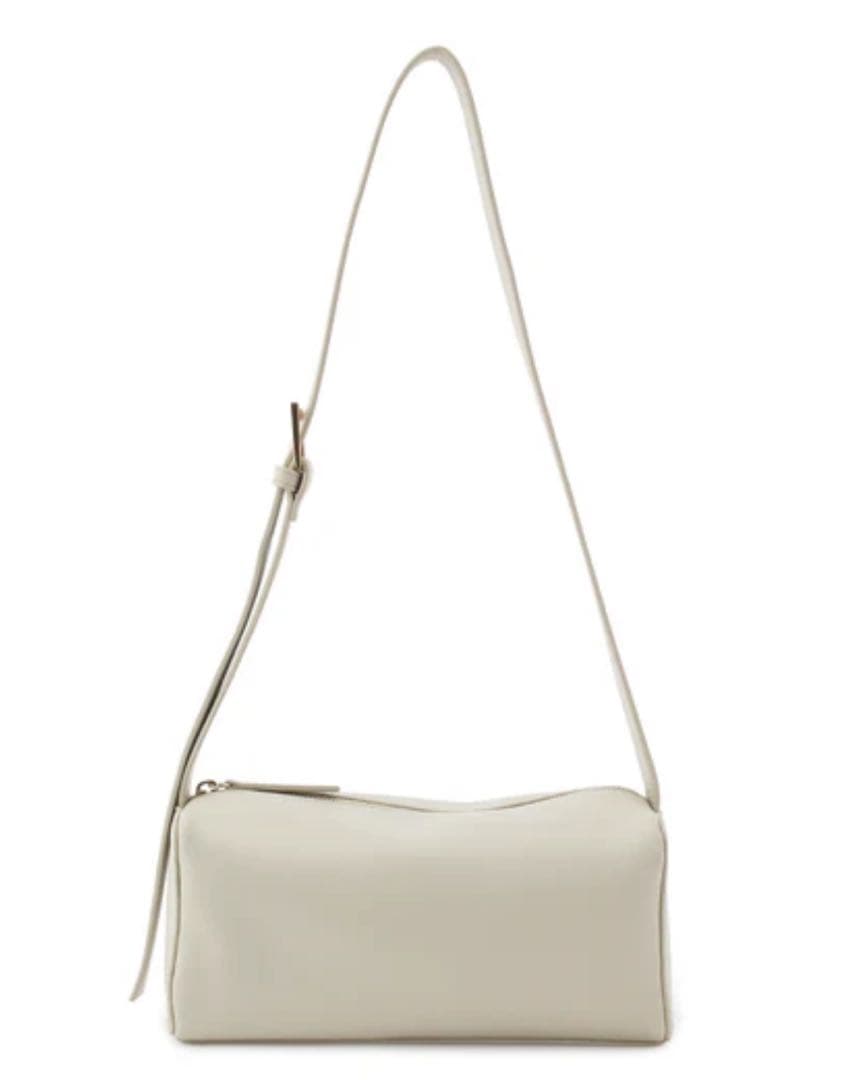 サロンアダムエロペ レザーボックスショルダーバッグ