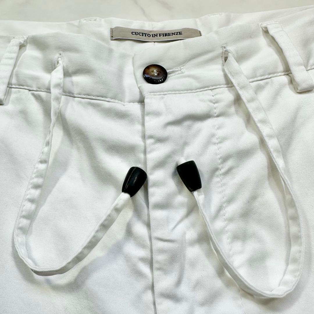 XL相当 50◎ジャブスアルキヴィオ マサッチョ コットンツイルパンツ 白 近年