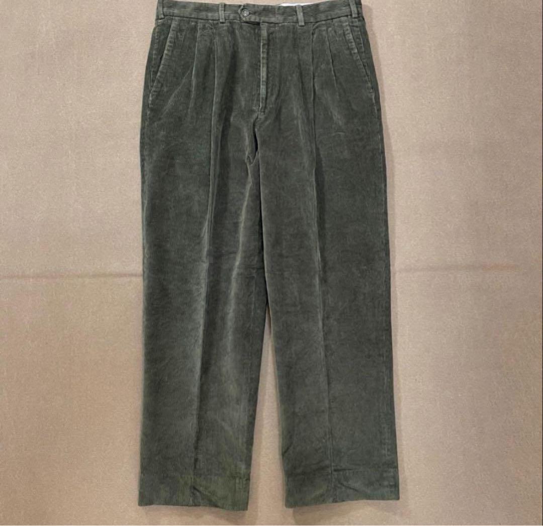 80s Nordstrom 太畝コーデュロイ ビンテージ イタリア製 スラックス