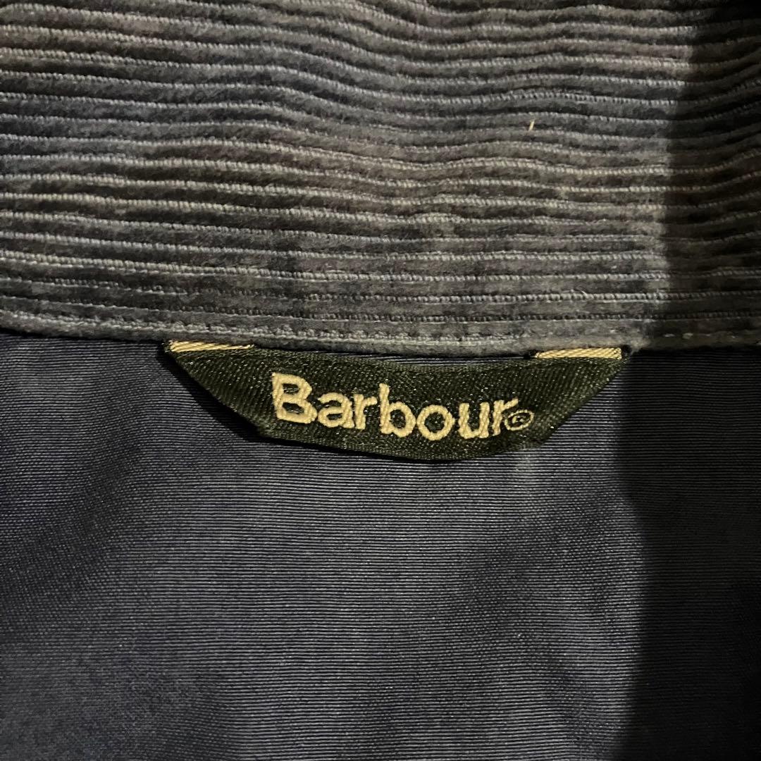 Barbour INTERNATIONAL ミリタリーシャツジャケット 青系 L