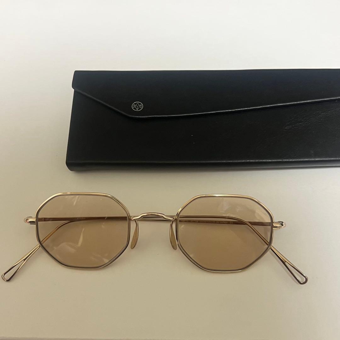 完売　ayame octa 45 ゴールド　メガネ 鯖江　常田大希　在原みゆ紀