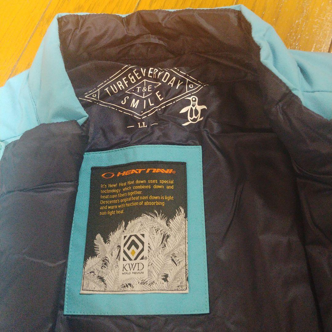 薄くて暖かいマンシングウェア　フェザー×ダウン　ヒートナビダウンベスト薄手重ね着