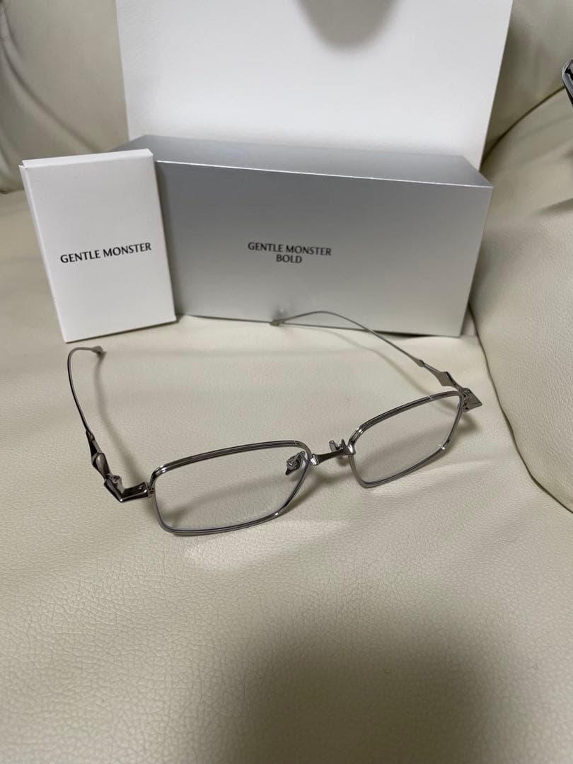 GENTLE MONSTER Atomic 02 リムレスメガネ クリアレンズ