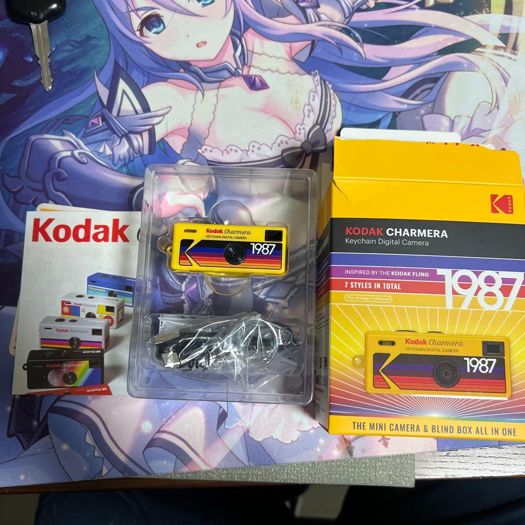 Kodak Charmera キーチェーンデジタルカメラ イエロー