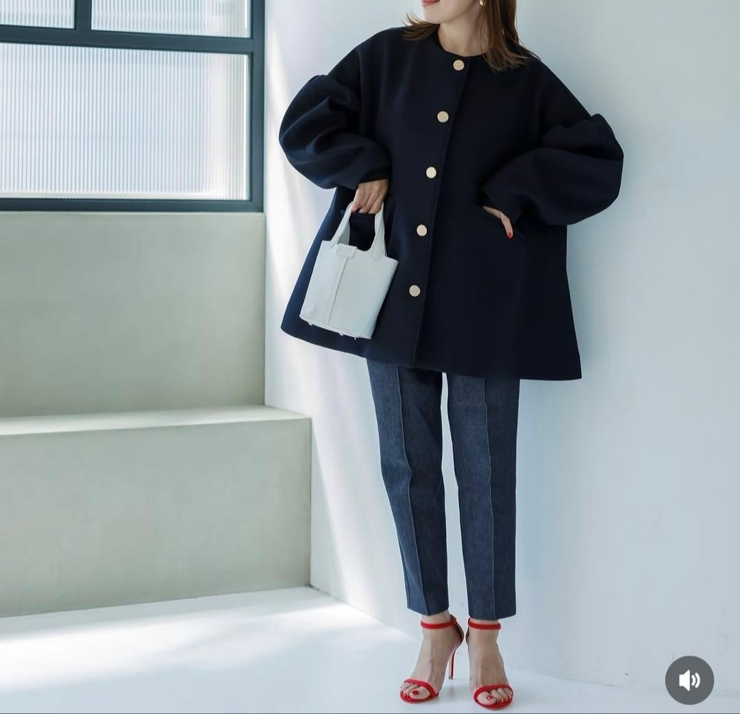 アリン:Listen bonding coat 黒　極美品