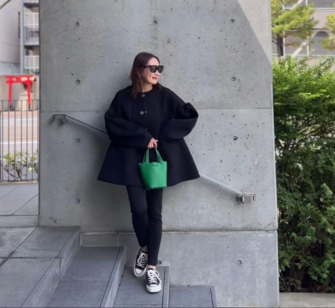 アリン:Listen bonding coat 黒　極美品