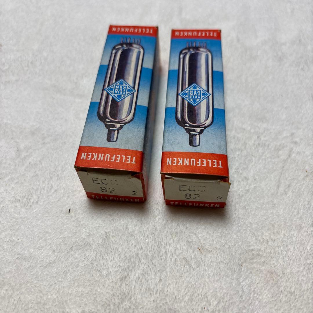 テレフンケン　ECC82 真空管 2本セット　ダイヤマーク