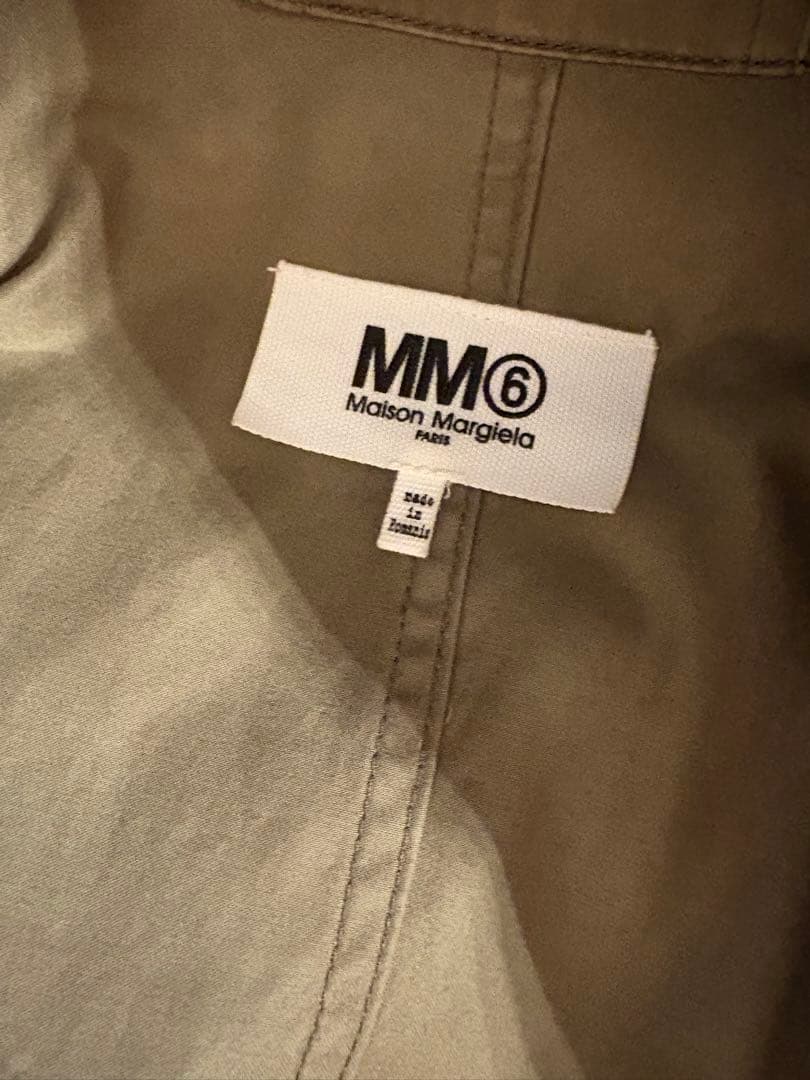 MM6メゾンマルジェラ　カーキモッズコート