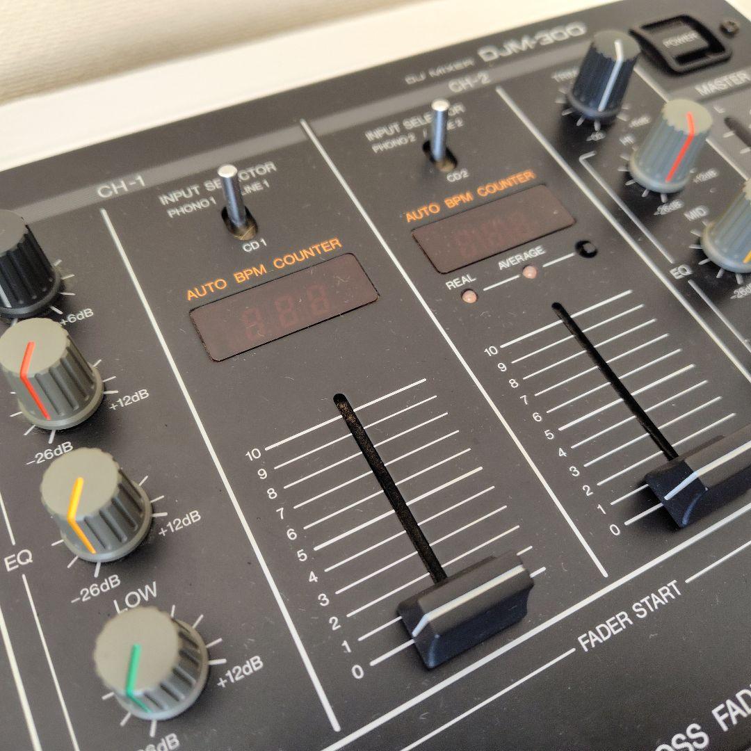 【動作確認済】PIONEER DJM-300 DJミキサー ☆DJアイテム☆