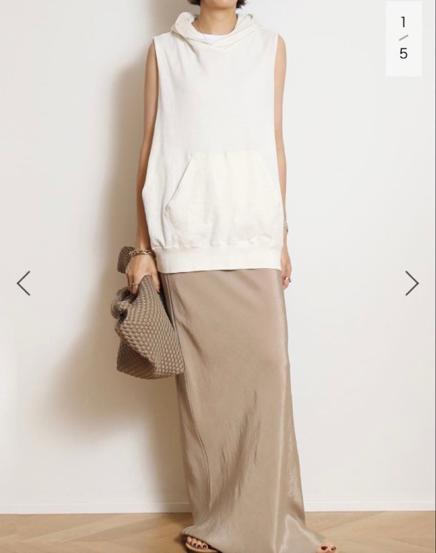 muse de Deuxieme classeジョンブルノースリーブパーカー新品