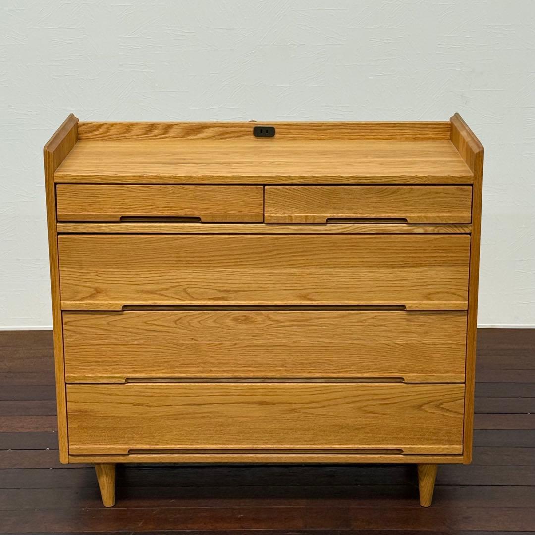 H19K34 展示品 起立木工 ノーラ 4段チェスト