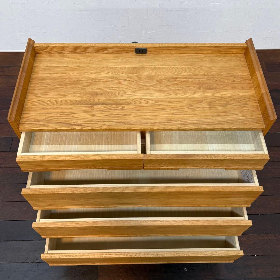 H19K34 展示品 起立木工 ノーラ 4段チェスト