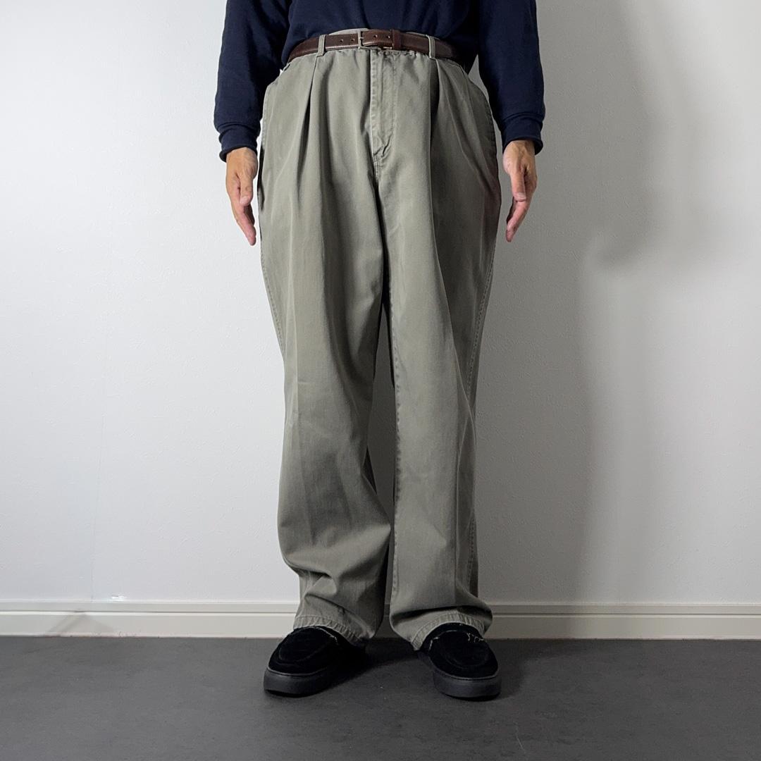 PoloRalphLauren90s初期タグUSA製ポロチノW36L30古着