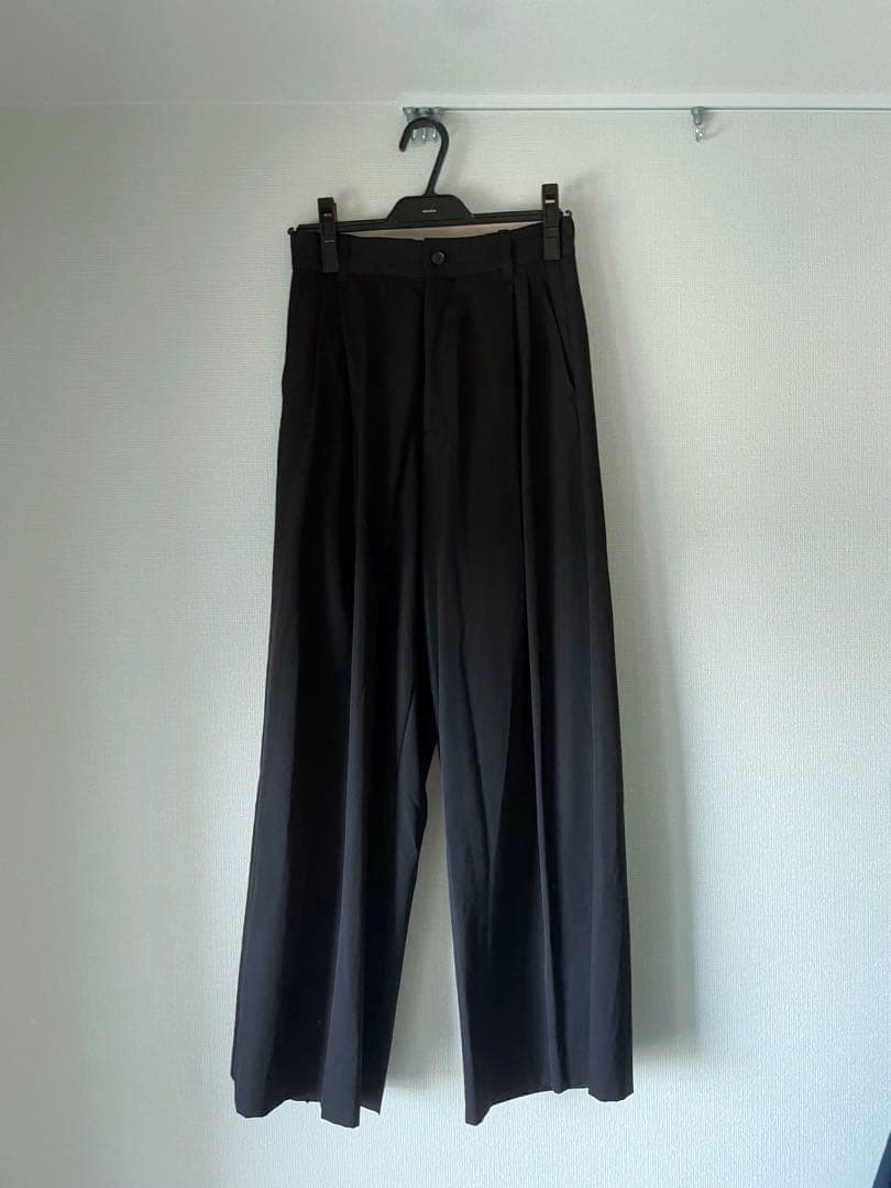 【stein】Extra Wide Trousers Sサイズ ブラック