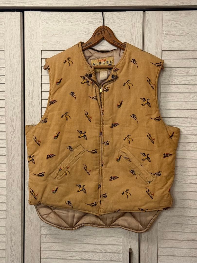 60s DUXBAK Duck Print Vest デッドストック