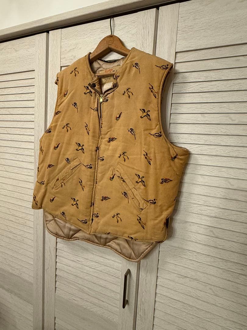 60s DUXBAK Duck Print Vest デッドストック