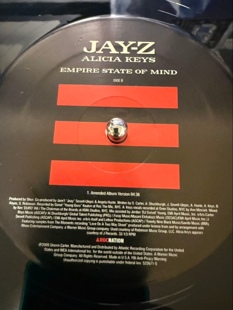 洋楽 JAY-Z EMPIRE STATE OF MIND ALICIA KEYS