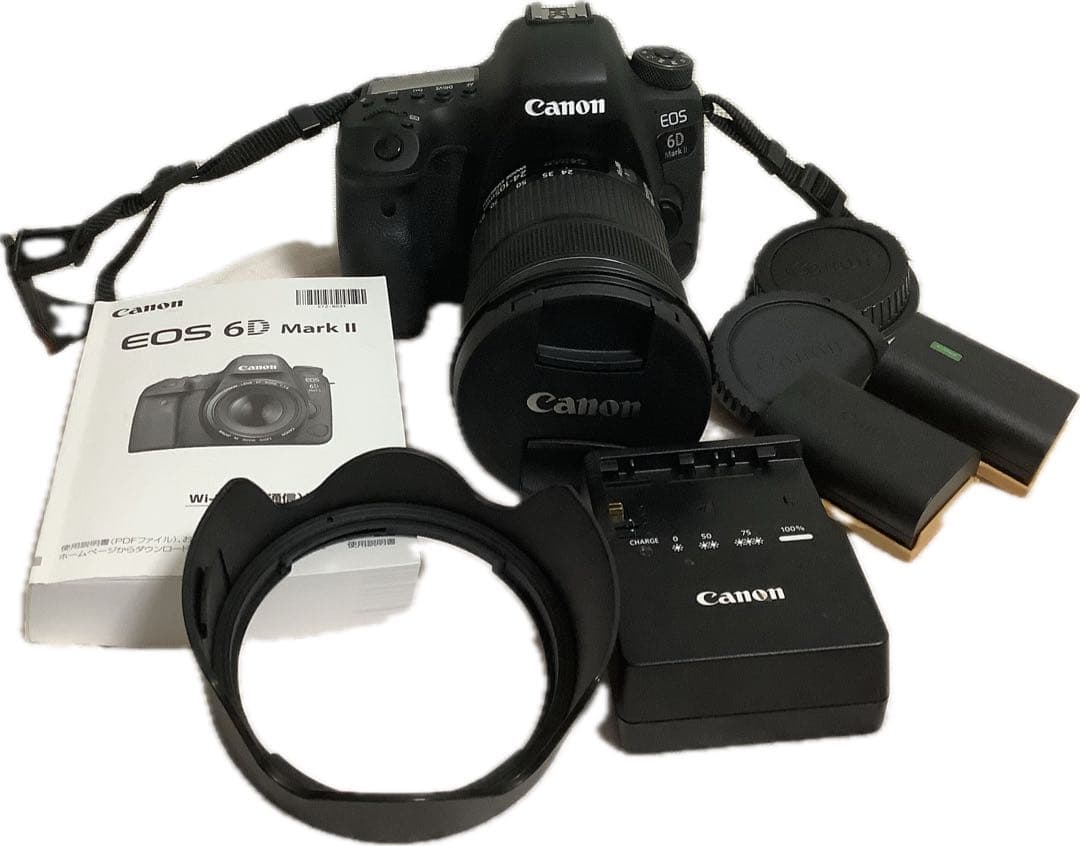 Canon EOS 6D Mark II 本体とレンズセットおまけ付き