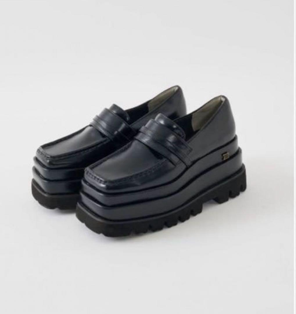 【Darich】ダーリッチ プラットフォームローファー✨BLK M size