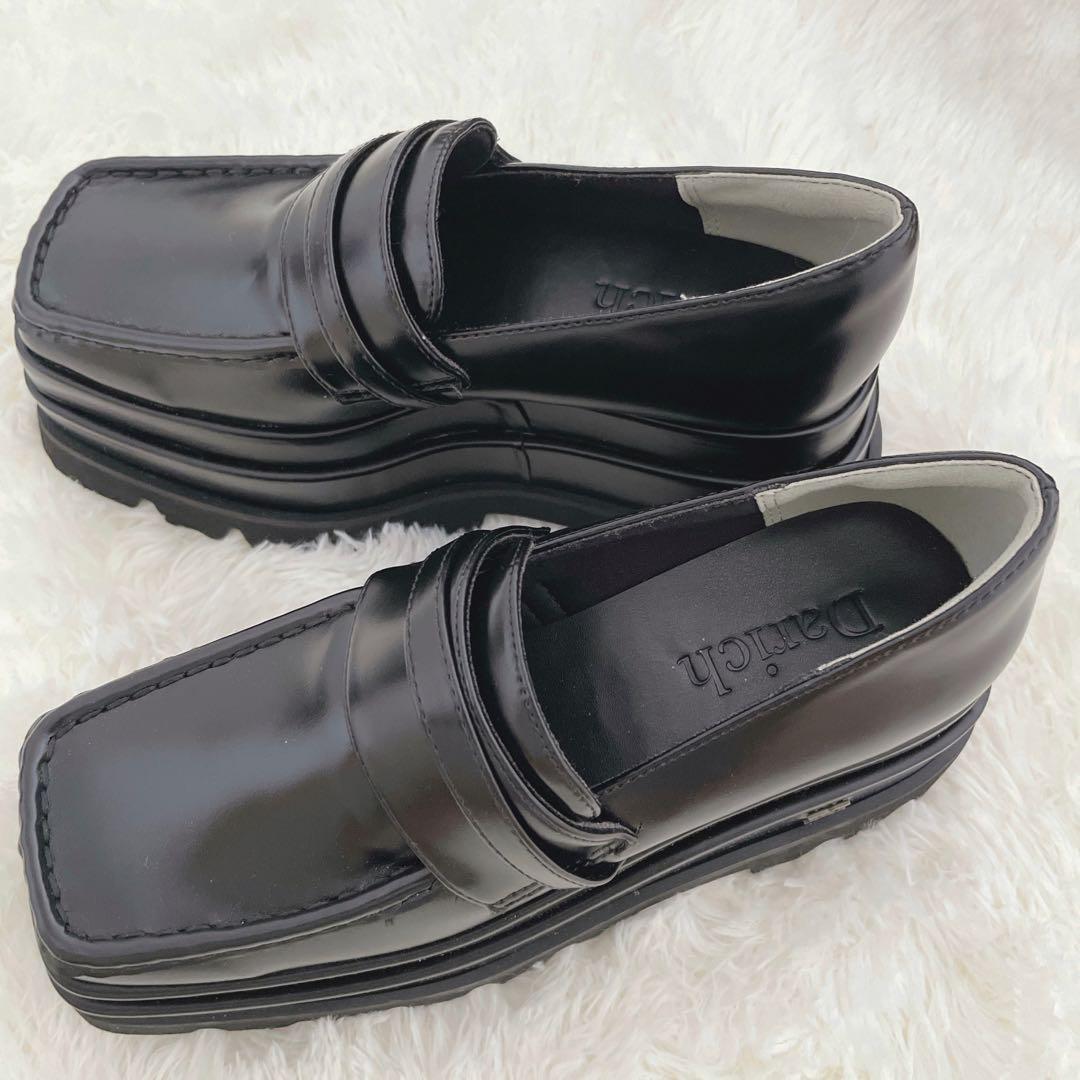【Darich】ダーリッチ プラットフォームローファー✨BLK M size