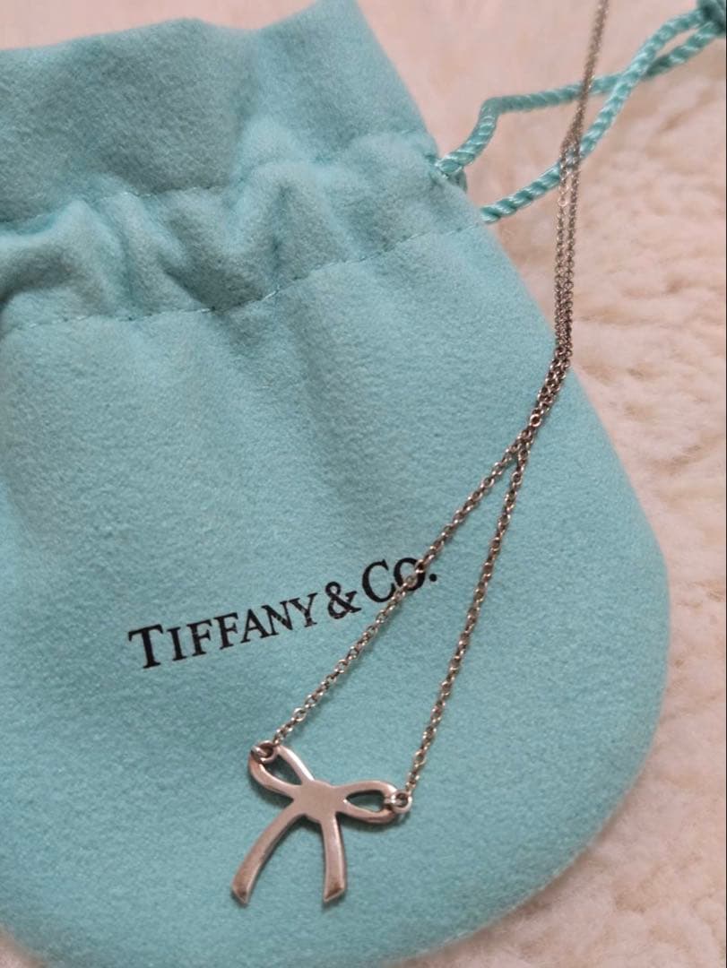 Tiffany & Co. リボンモチーフ ネックレス AG925