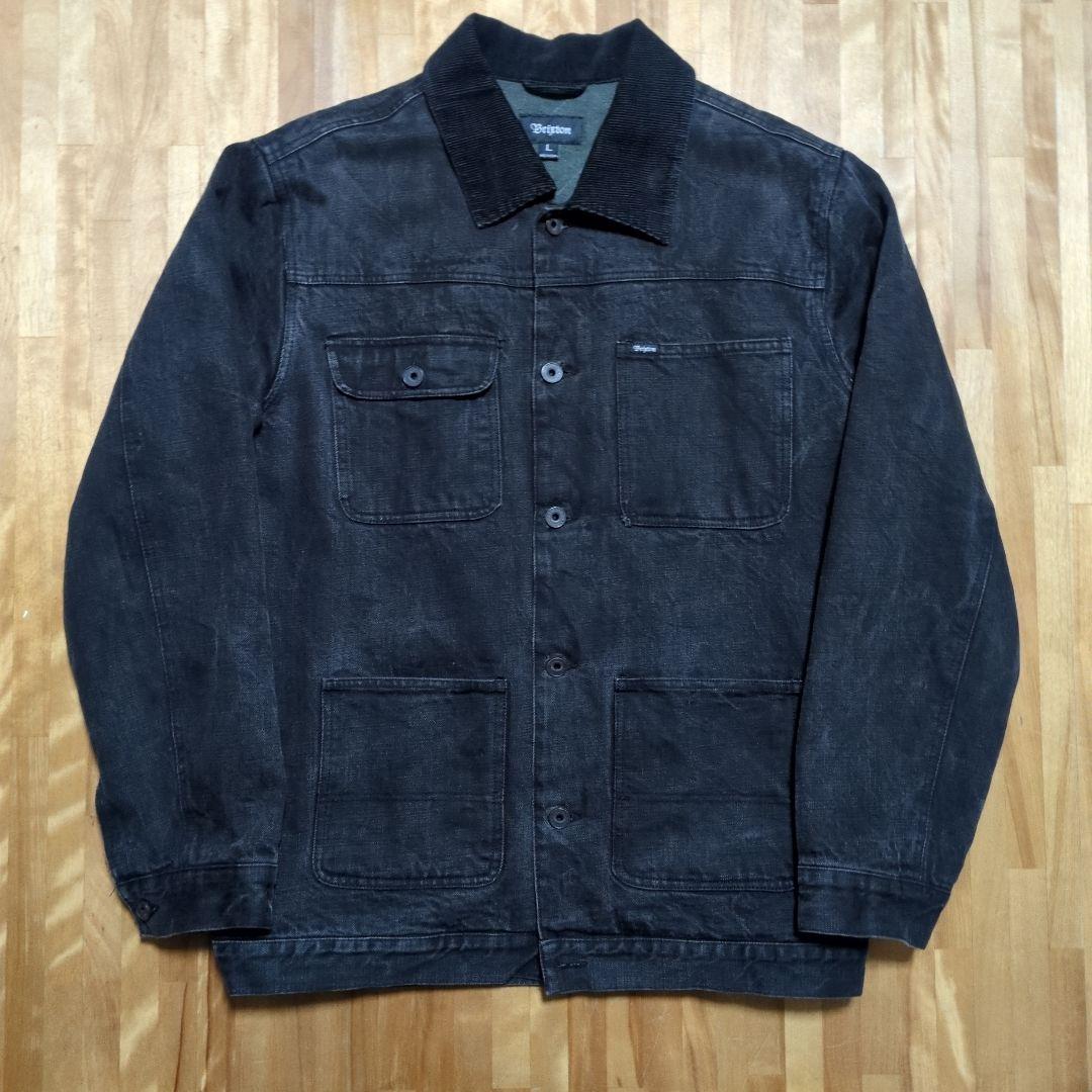 み*お様 brixton ブラックデニム　カバーオール