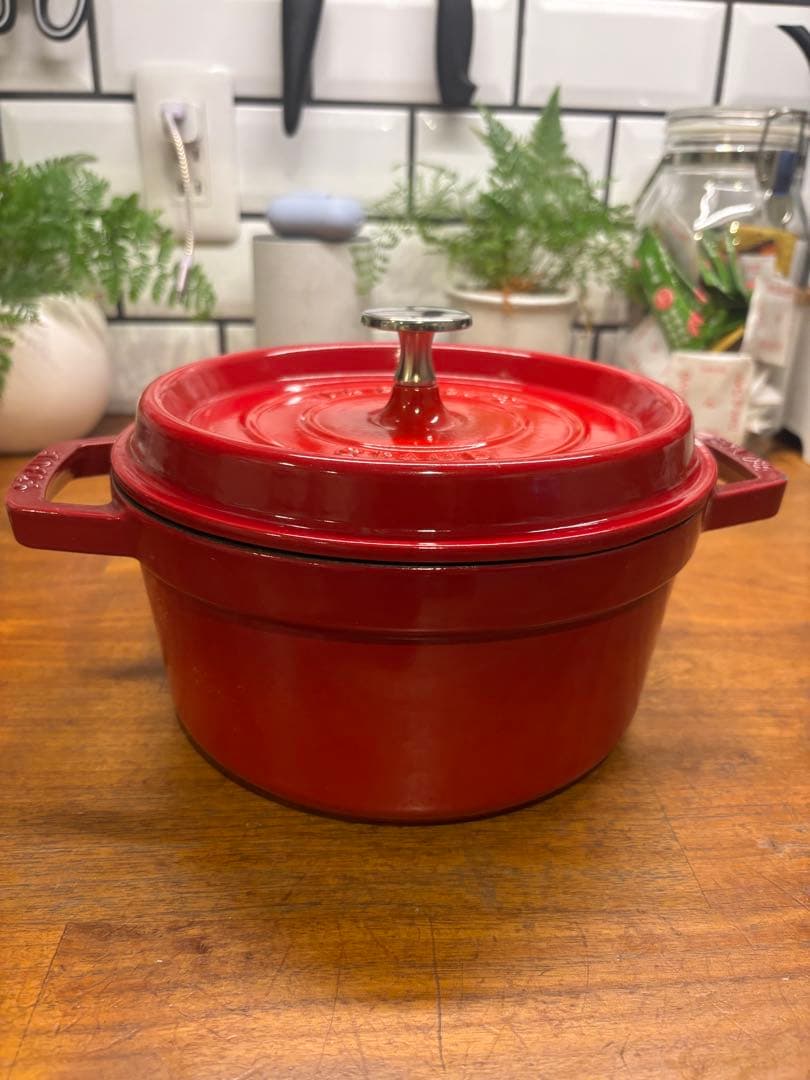 STAUB LA COCOTTE 両手鍋 レッド 約20cm