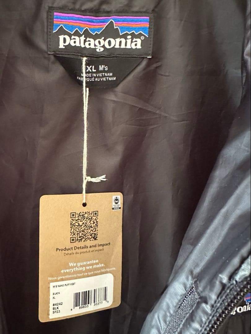2023年製　パタゴニア　ナノパフベスト　XL