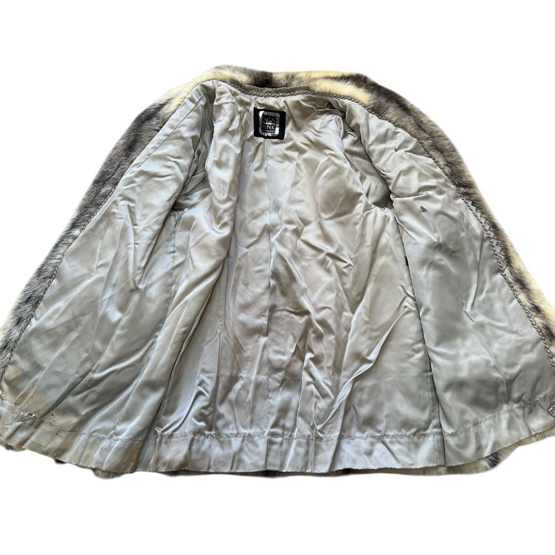 クロスミンク サガフォックス パール リアルファー 毛皮 13号